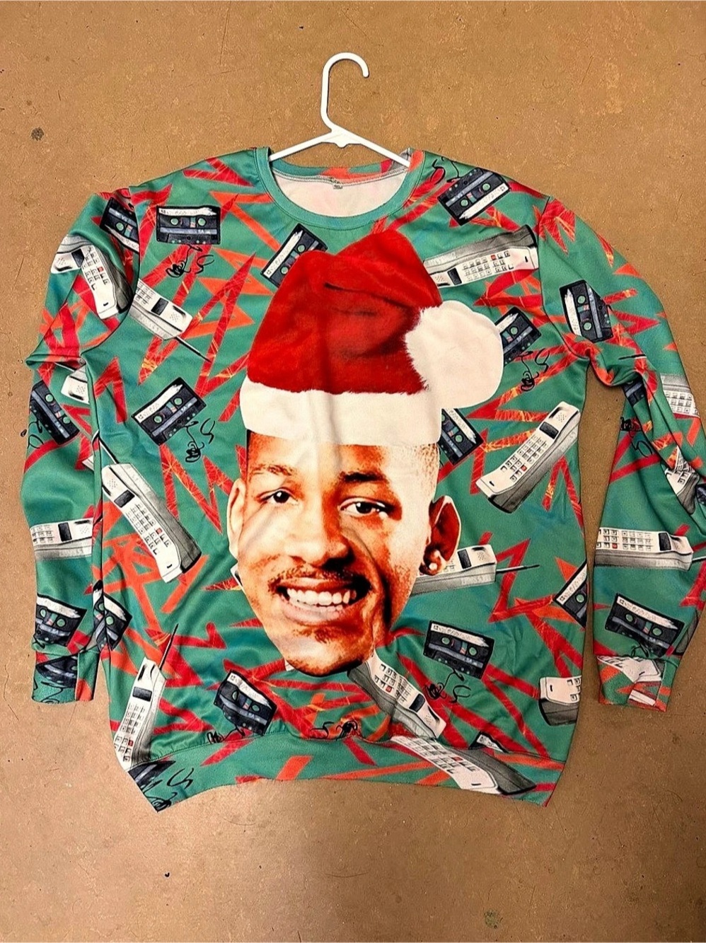 Fresh Prince Will Smith Ugly Christmas Sweater Men's Graphic Sweatshirt